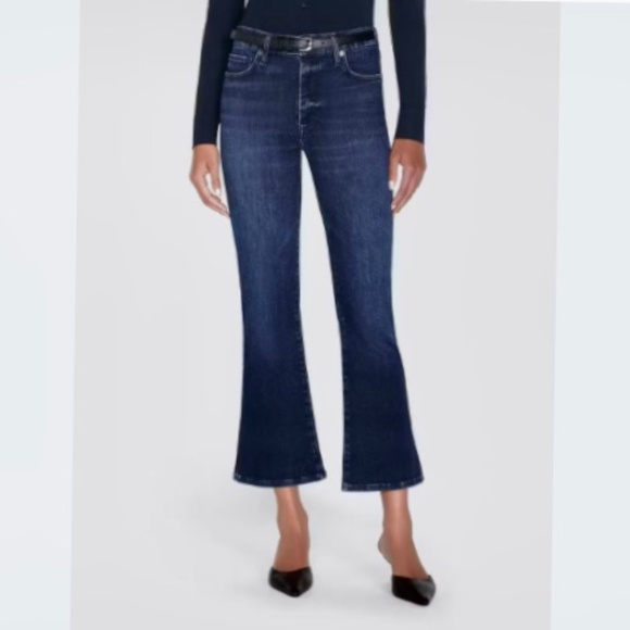 FRAME LE CROP MINI BOOT CUT JEANS IN DANTE SIZE 31 - Picture 1 of 13